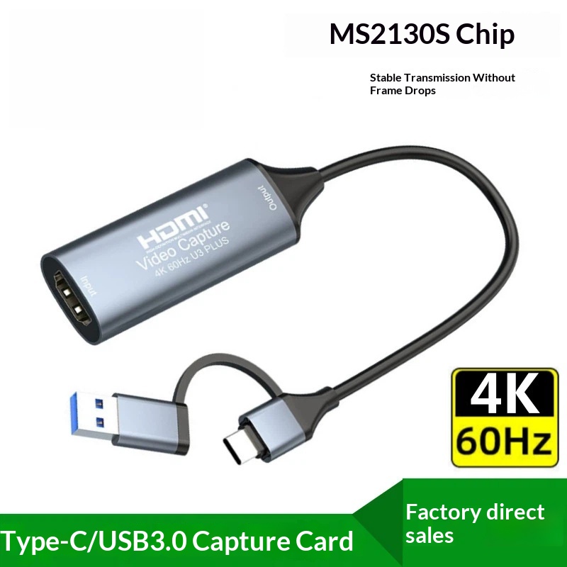 Usb C To Hdmi - Kartu Pengambilan Video USB3.0 4K 60Hz