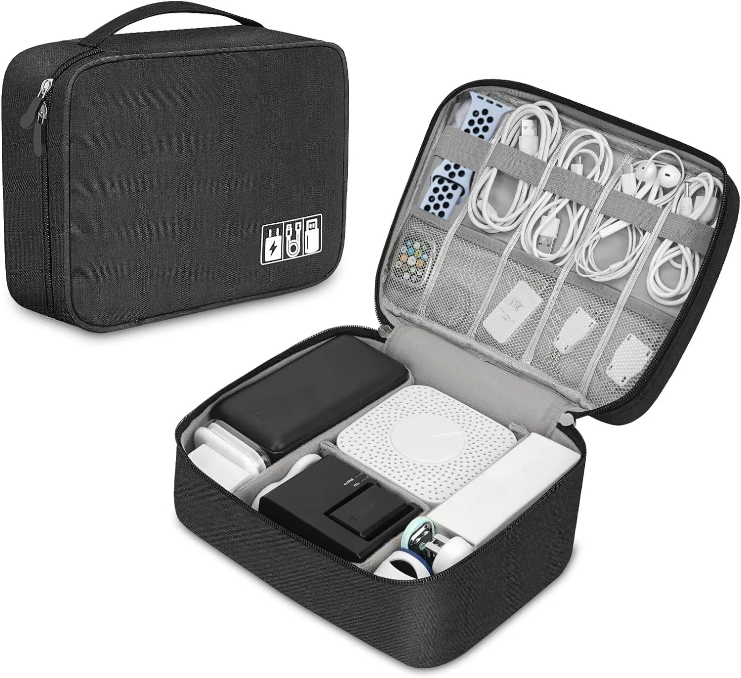 Tech Accessories Storage - Kotak Organizer Teknologi Portabel untuk Penyimpanan
