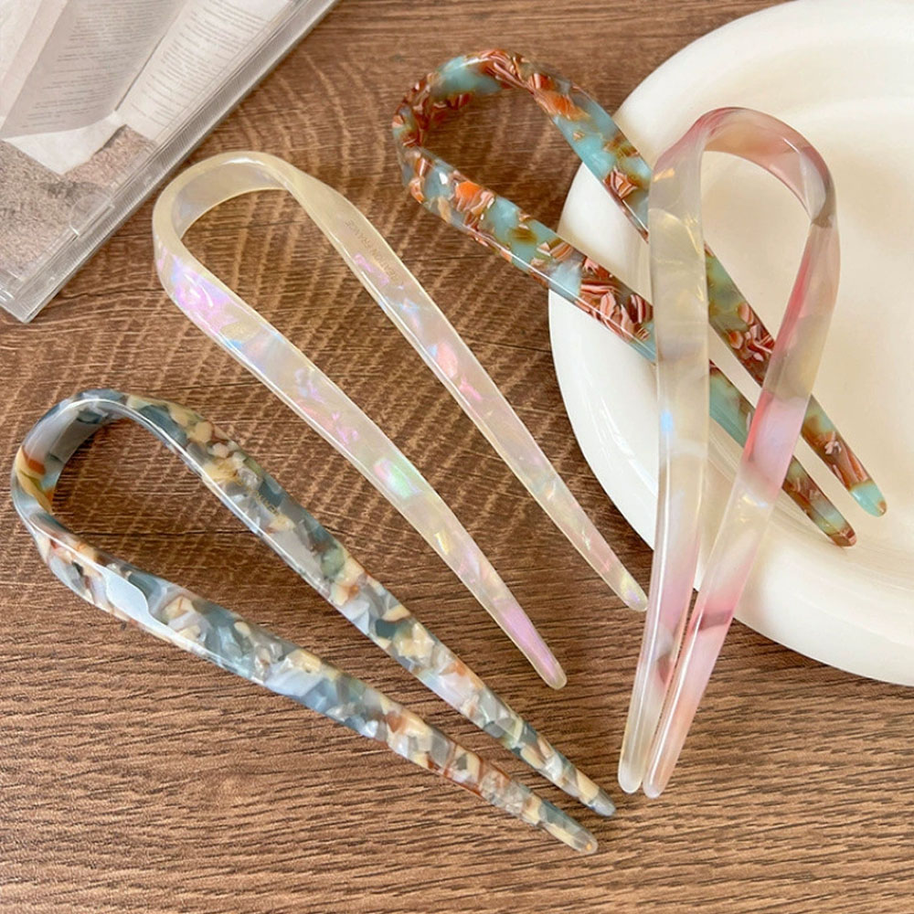 Tech Accessories Women - Jepit Rambut Retro Berbentuk U untuk