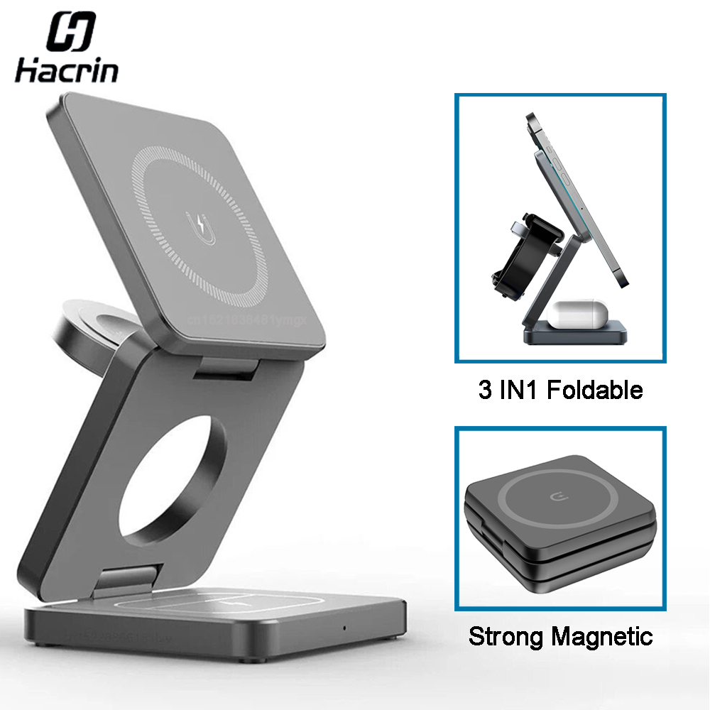 Wireless Charger 3 In 1 - Pengisi daya nirkabel 3 in 1,