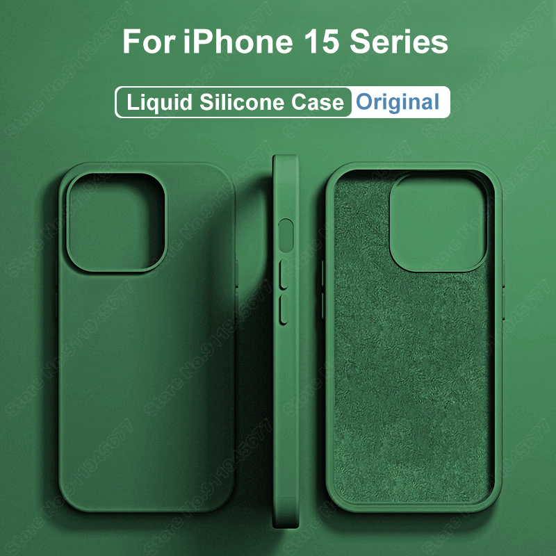 Tech Accessories Iphone - Casing silikon cair asli, aksesori ponsel
