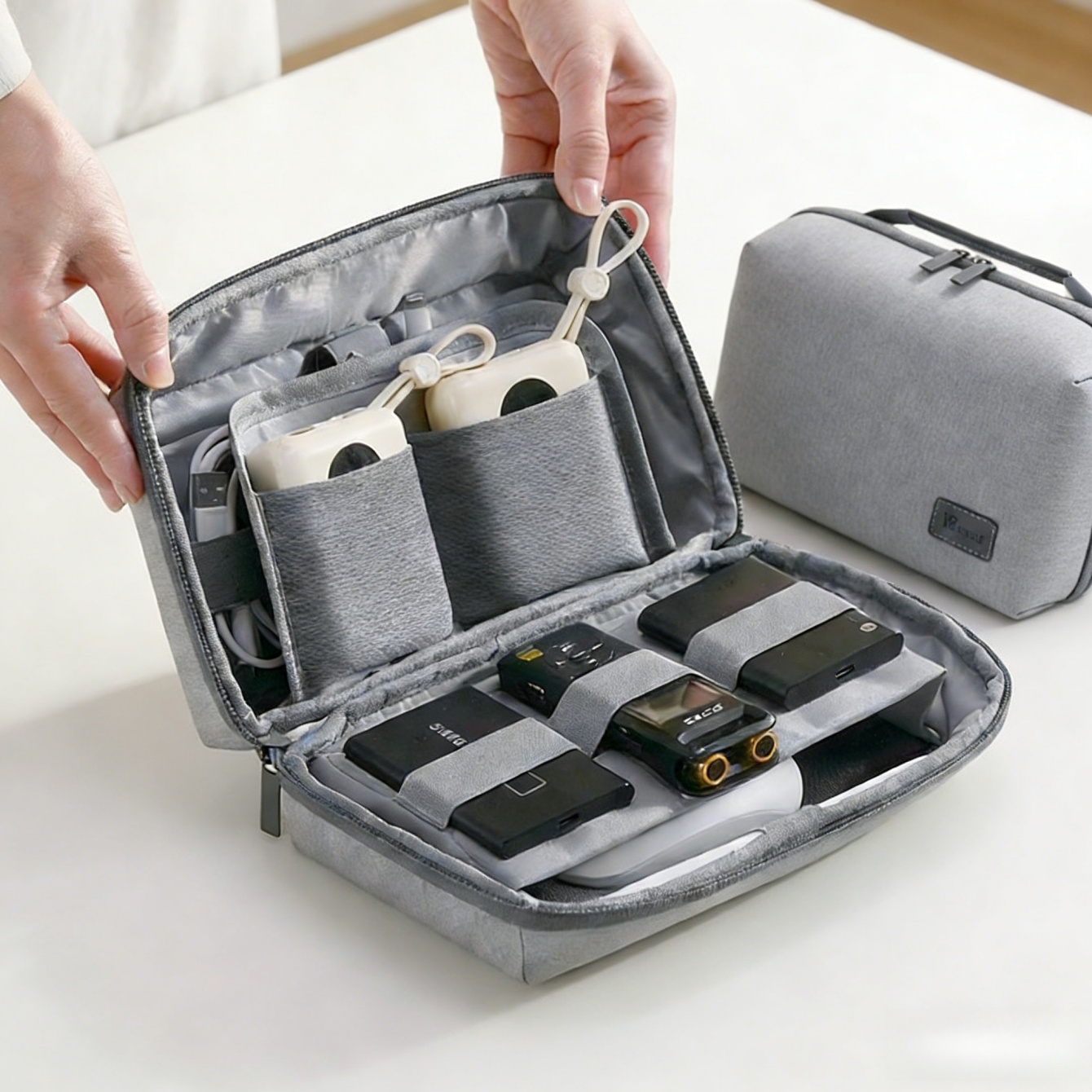Tech Accessories Storage - 1 Buah Tas Travel Organizer Elektronik,