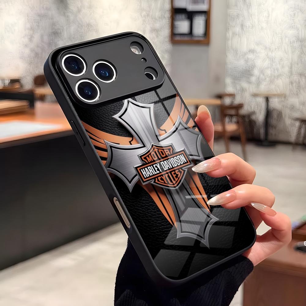 Tech Accessories Apple - Casing Ponsel Keren H-Harley Car d-Davidson