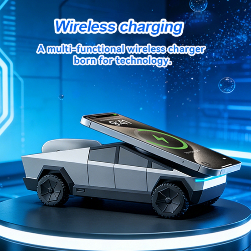 Wireless Charger 3 In 1 - Stasiun Pengisian Daya Nirkabel CyberDock 3-in-1
