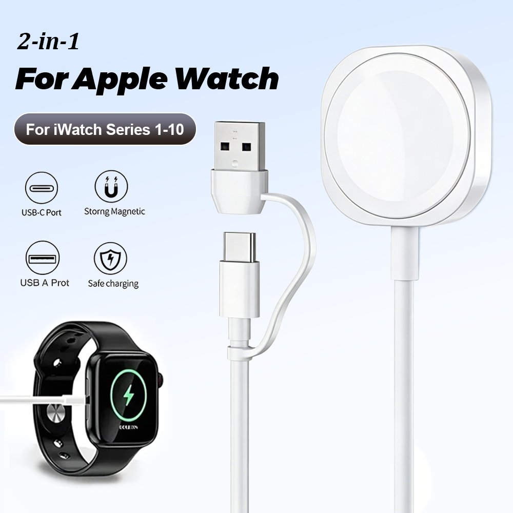 Wireless Charger 3 In 1 - Kabel Pengisi Daya Cepat USB A