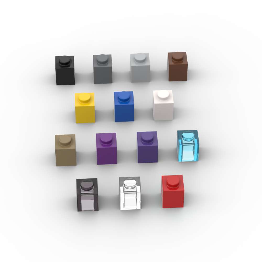 Tech Accessories Gifts - MOC 10 buah 3005 1x1 balok
