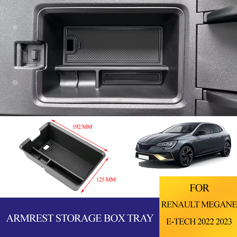Tech Accessories Storage - Kotak Penyimpanan Sandaran Tangan Mobil ABS