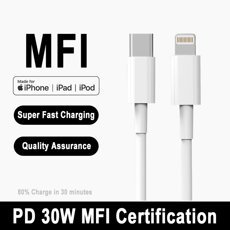 Tech Accessories Apple - Kabel pengisi daya cepat untuk iPhone