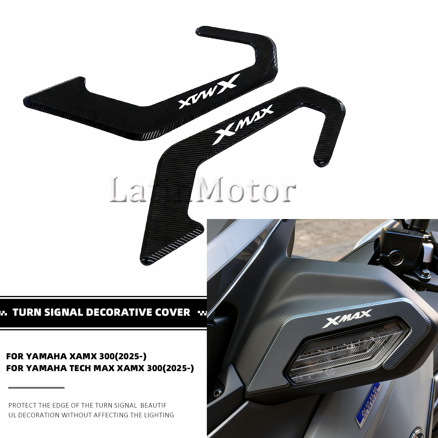 Tech Lighting Accessories - Untuk Yamaha XMAX300 XMAX TECH MAX