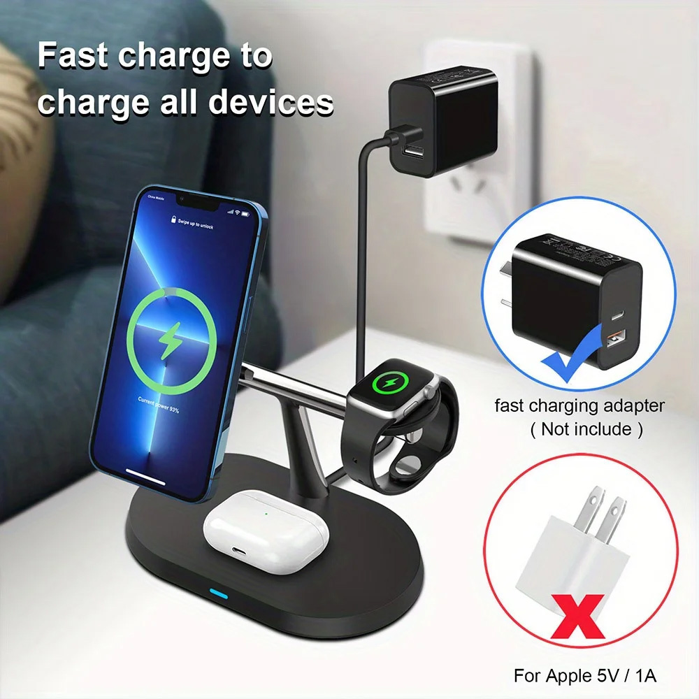 Stasiun Pengisian Daya Magneti - Wireless Charger 3 In 1 ulasan dan harga