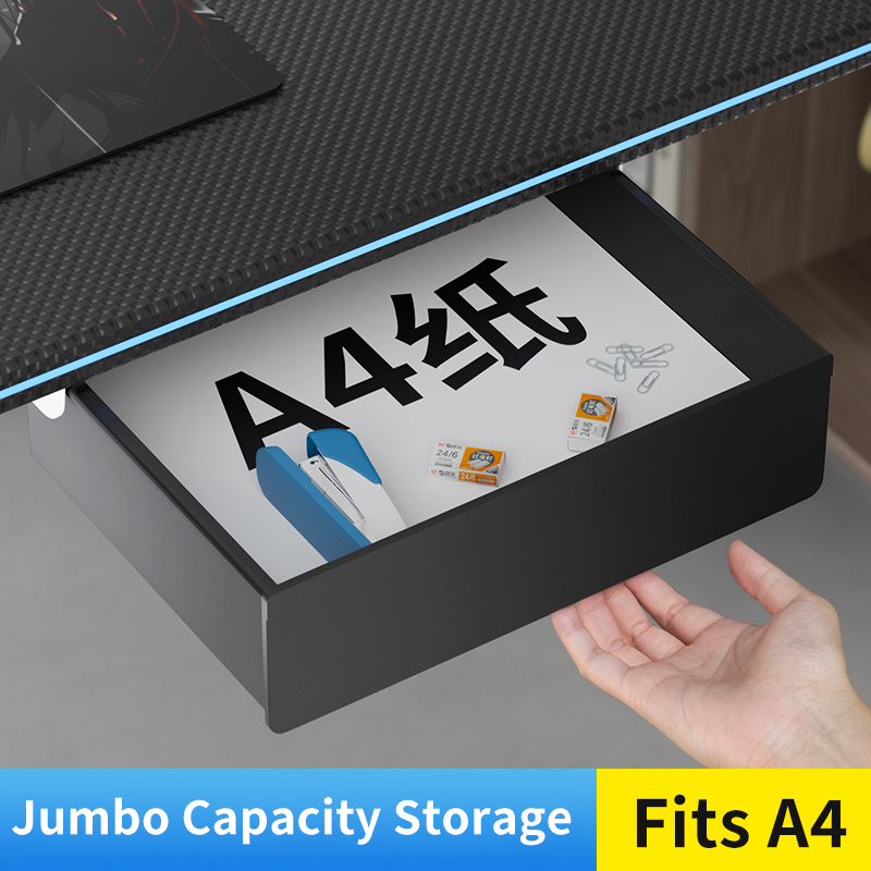 Laci Bawah Meja Transparan Hit - Tech Accessories Storage ulasan dan harga