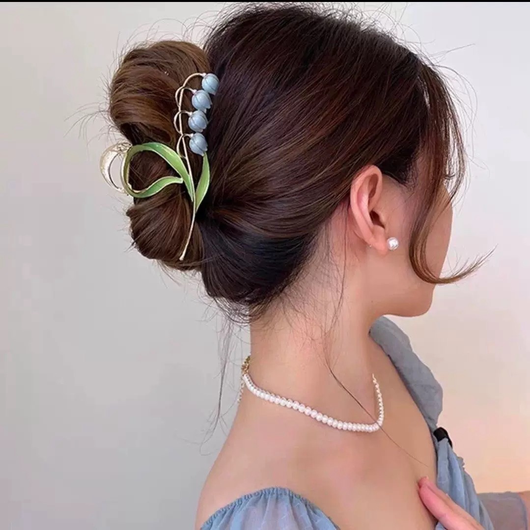 Klip Logam Bunga Lily Of The V - Hi Tech Accessories ulasan dan harga