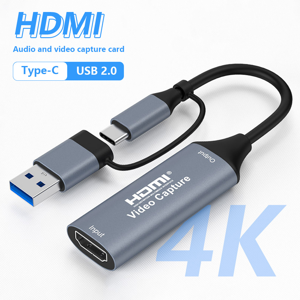 Kartu Tangkap Video 4K 2 in 1  - Usb C To Hdmi ulasan dan harga