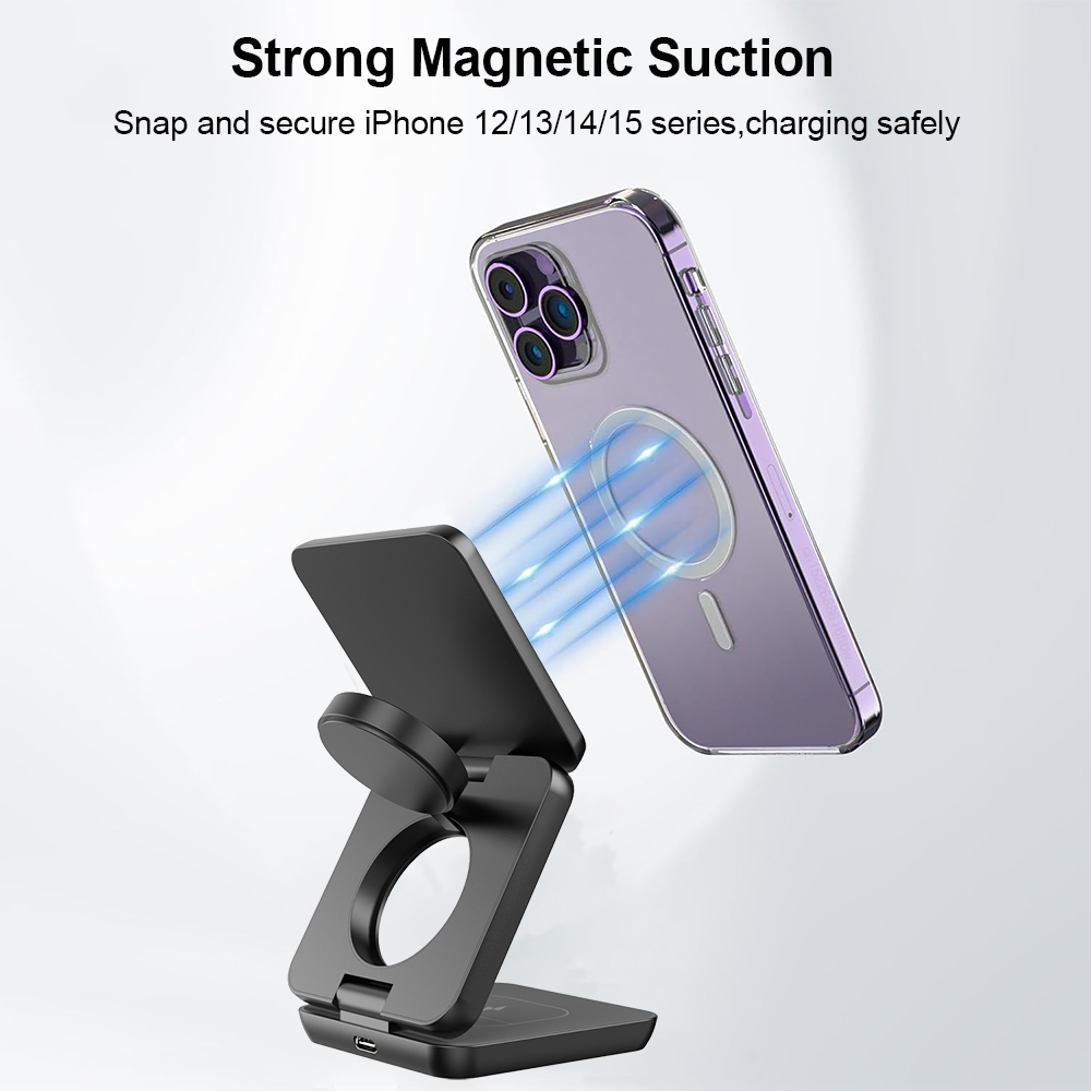Pengisi daya nirkabel 3 in 1,  - Wireless Charger 3 In 1 ulasan dan harga