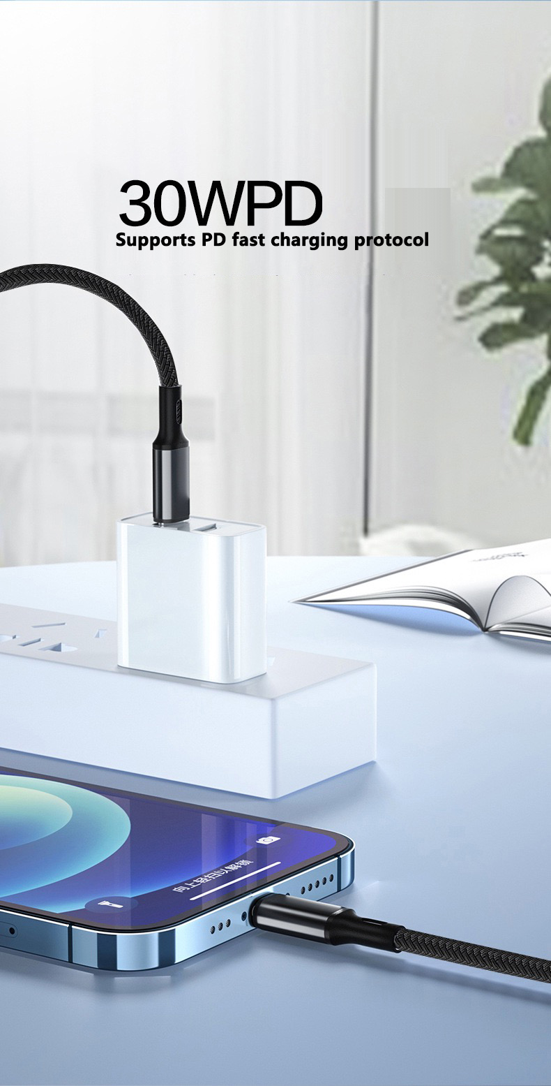 Kabel USB PD 30W untuk iPhone  - Tech Accessories Apple ulasan dan harga