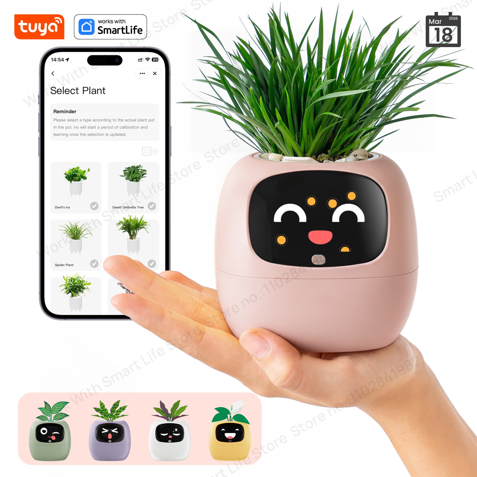 Robot Tanaman Pintar Tuya Ivy  - Tech Accessories Gifts ulasan dan harga