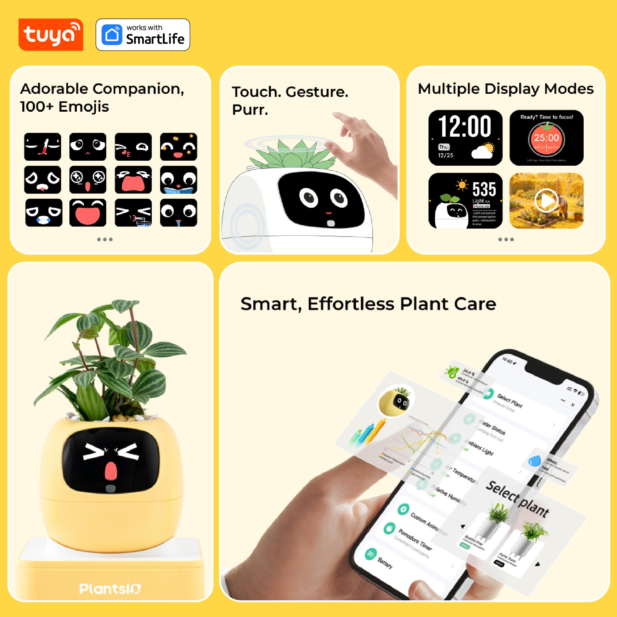 Robot Tanaman Pintar Tuya Ivy  - Tech Accessories Gifts ulasan dan harga