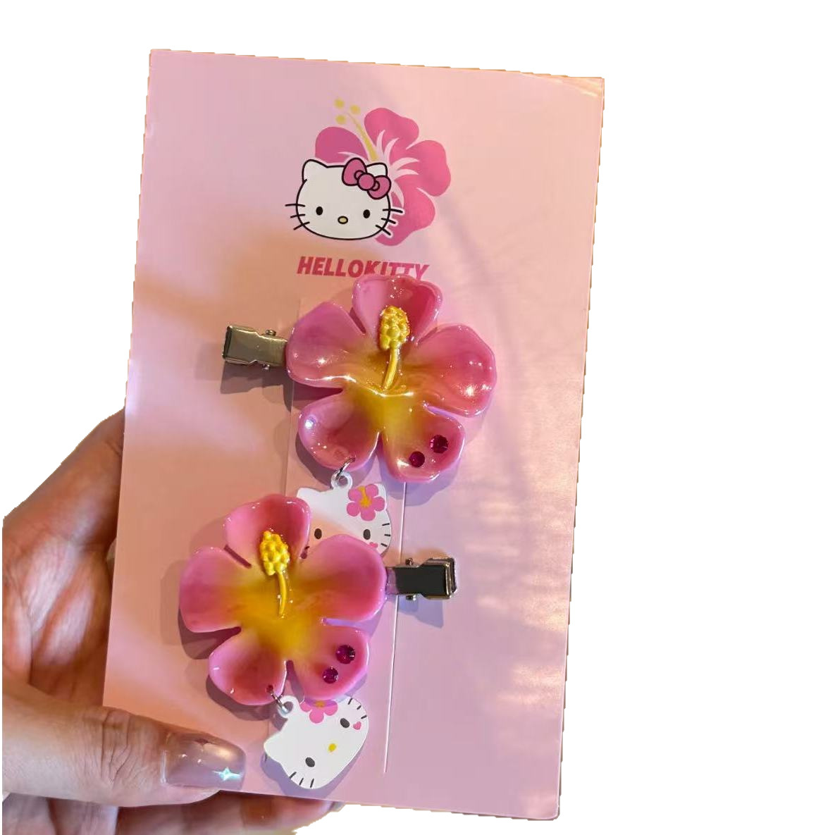 Set Jepit Rambut Bunga Hello K - Tech Accessories Women ulasan dan harga