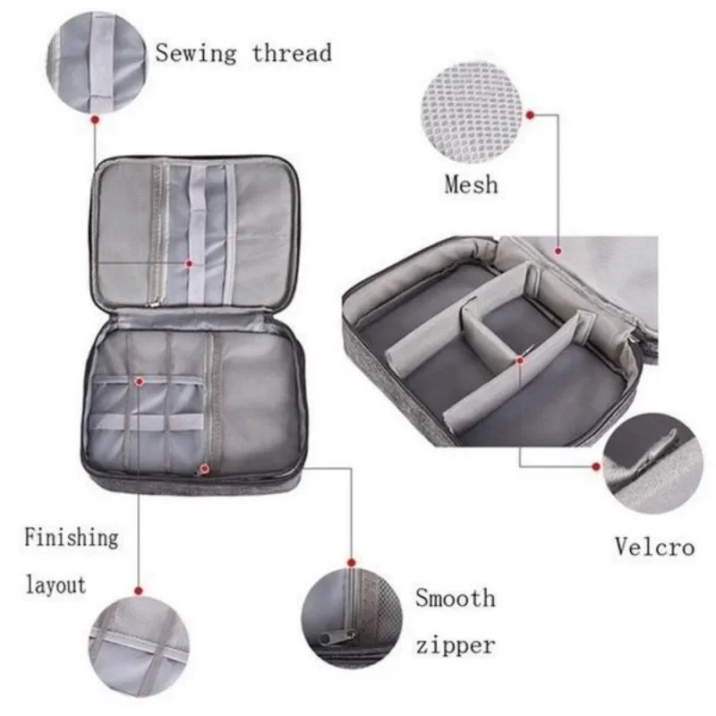 Tas Organizer Elektronik untuk - Tech Accessories Storage ulasan dan harga