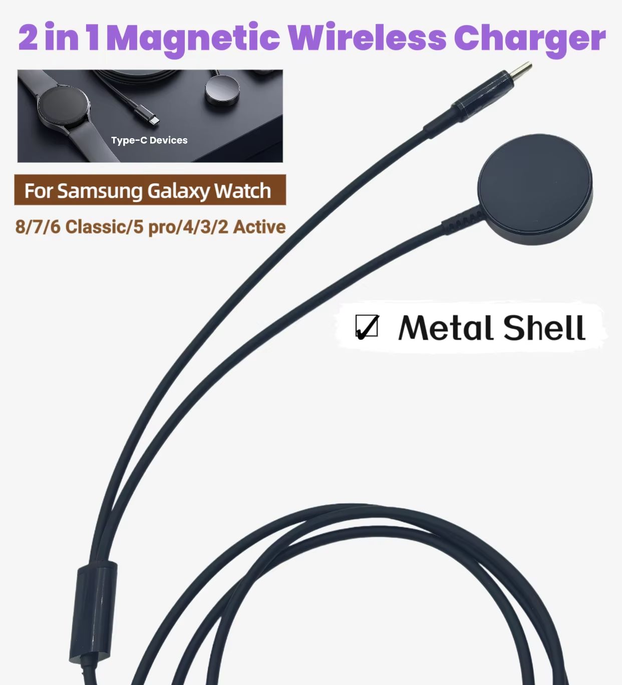 Kabel Pengisi Daya Magnetik Ni - Wireless Charger 3 In 1 ulasan dan harga