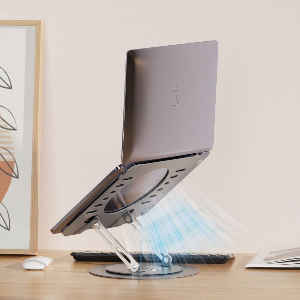 Penyangga Laptop Meja Aluminiu - Laptop Stand Bamboo ulasan dan harga