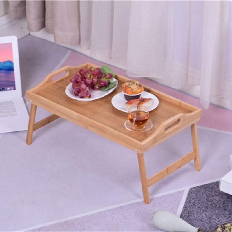 Nampan Tempat Tidur Kayu Bambu - Laptop Stand Bamboo ulasan dan harga