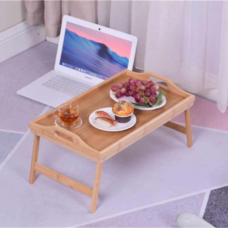 Nampan Tempat Tidur Kayu Bambu - Laptop Stand Bamboo ulasan dan harga