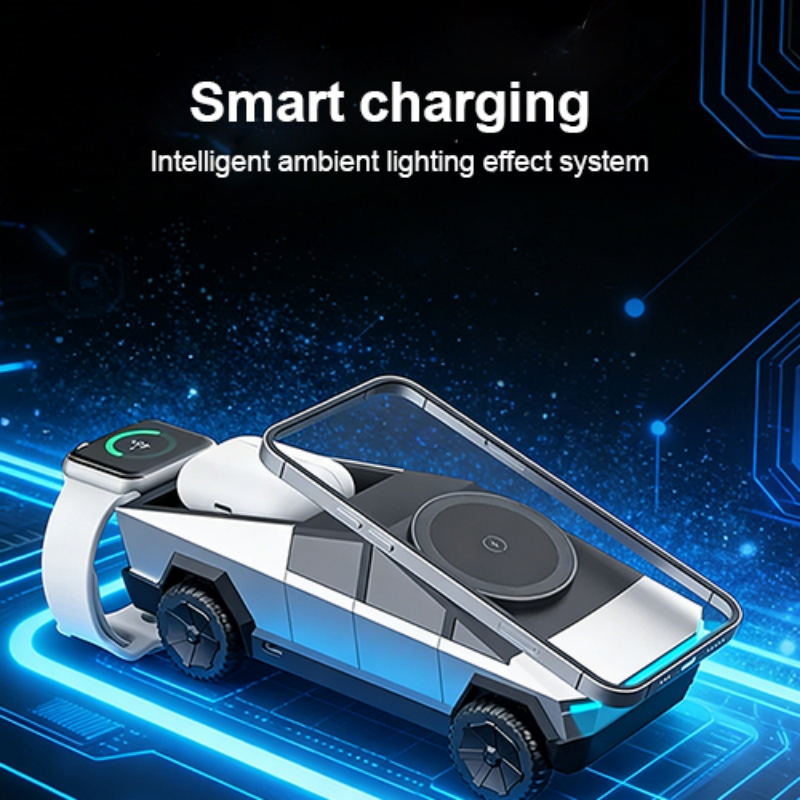 Stasiun Pengisian Daya Nirkabe - Wireless Charger 3 In 1 ulasan dan harga