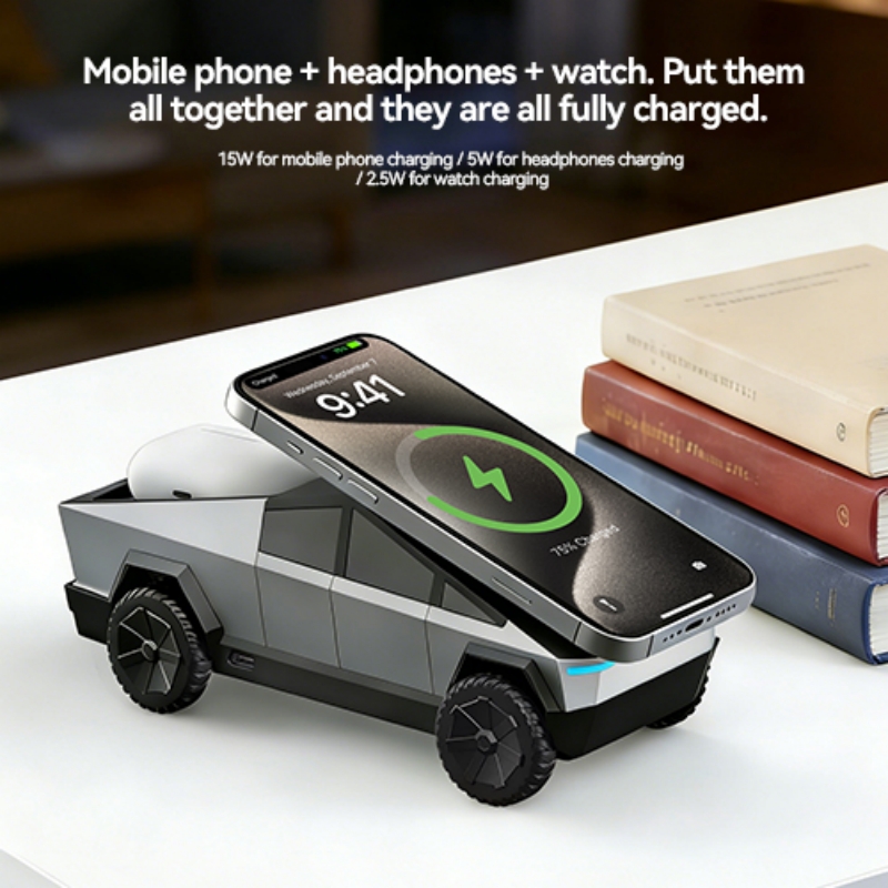 Stasiun Pengisian Daya Nirkabe - Wireless Charger 3 In 1 ulasan dan harga