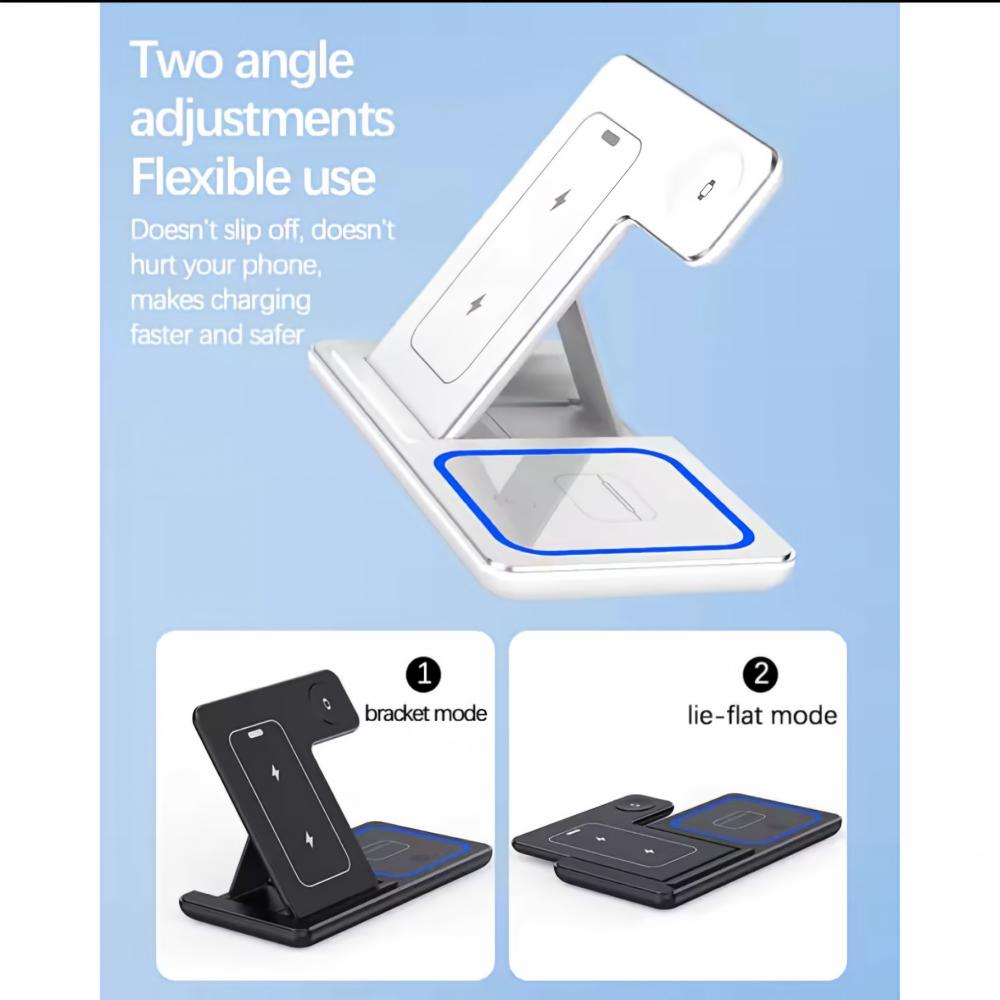 Dudukan Pengisi Daya Nirkabel  - Wireless Charger 3 In 1 ulasan dan harga