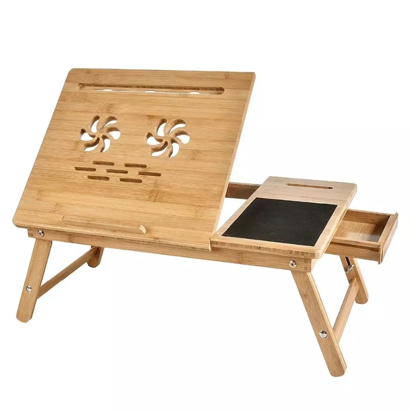 Supplier Meja Laptop Lipat dar - Laptop Stand Bamboo ulasan dan harga