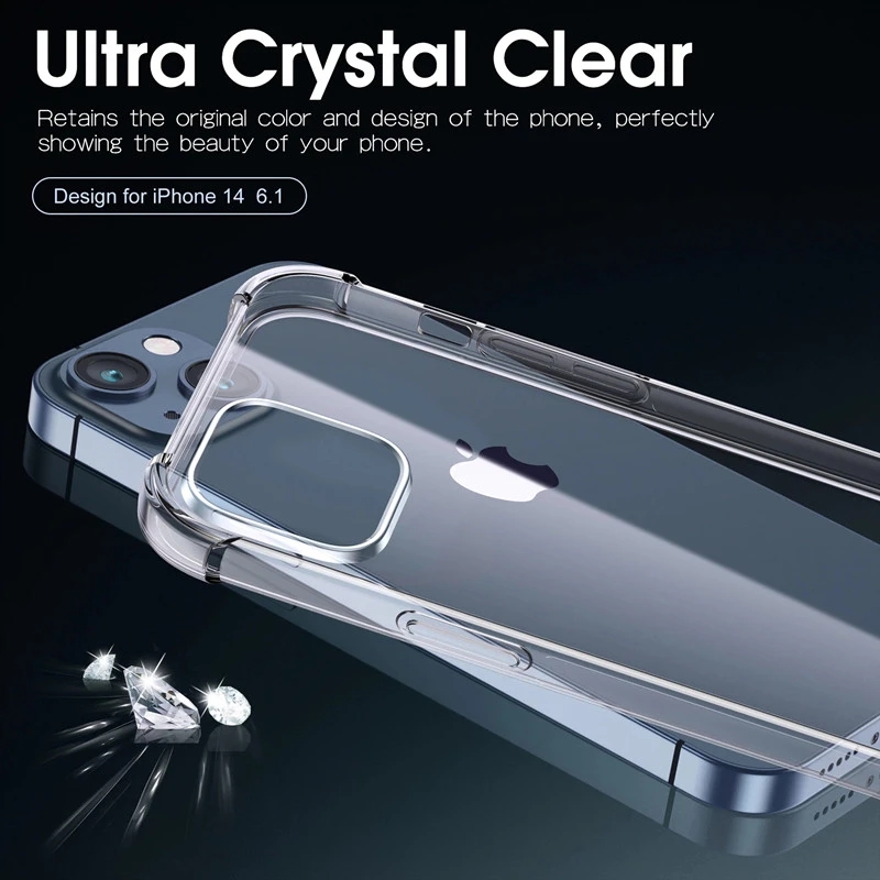 Casing ponsel bening tahan gun - Tech Accessories Apple ulasan dan harga