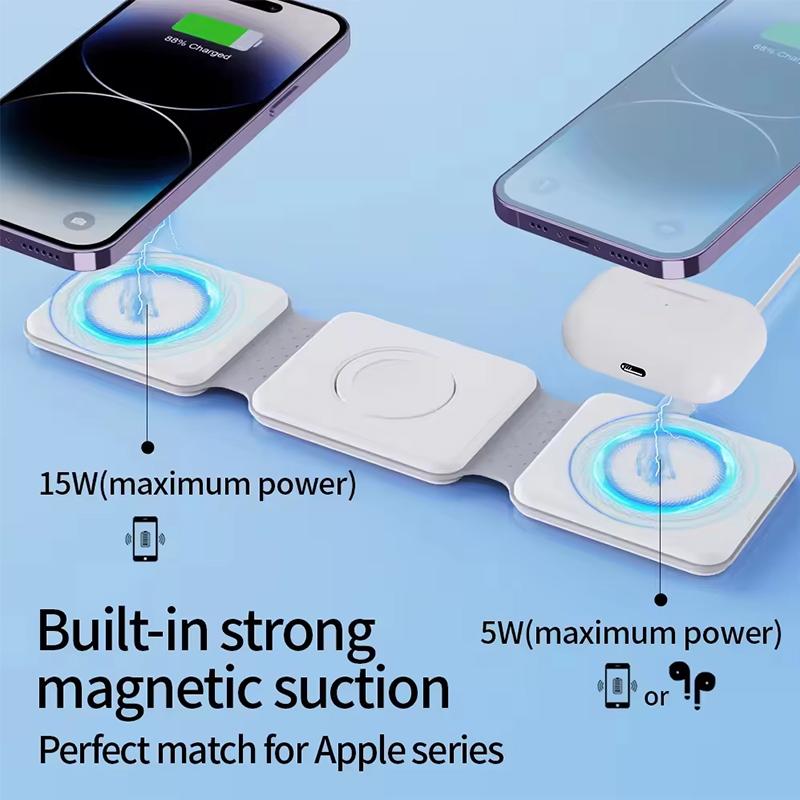 Stasiun Pengisian Daya Lipat M - Wireless Charger 3 In 1 ulasan dan harga