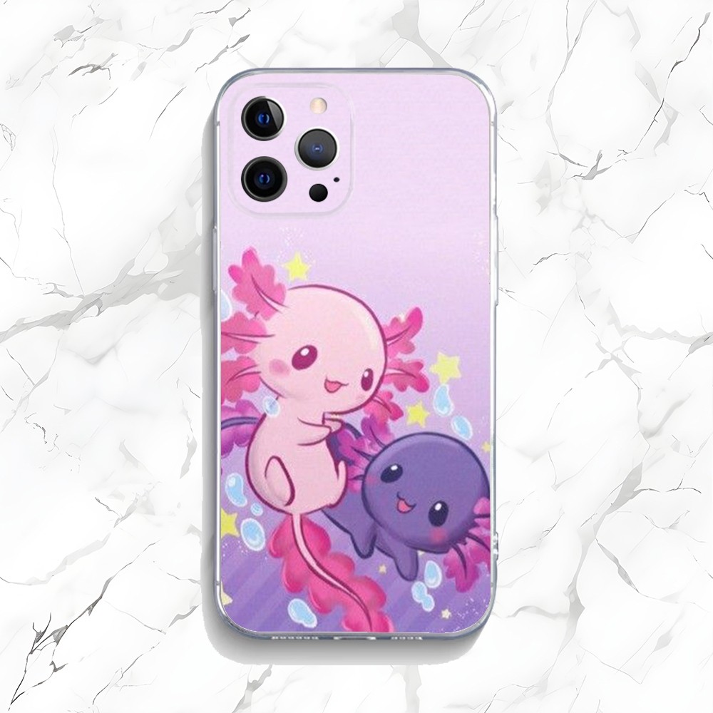 Casing ponsel Axolotl lucu unt - Tech Accessories Apple ulasan dan harga