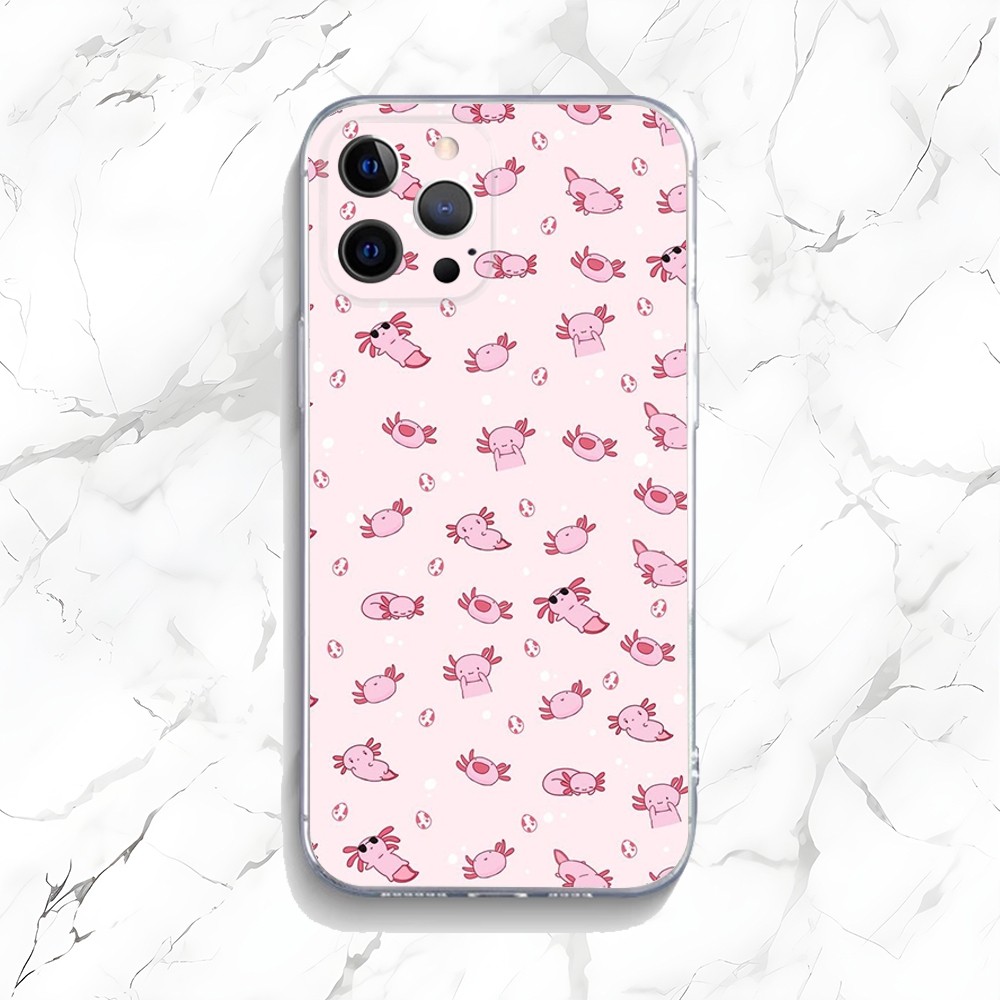 Casing ponsel Axolotl lucu unt - Tech Accessories Apple ulasan dan harga