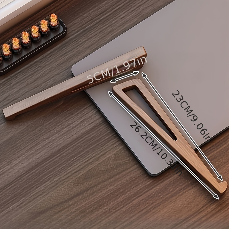 Dudukan Laptop Kayu Lipat Port - Laptop Stand Bamboo ulasan dan harga