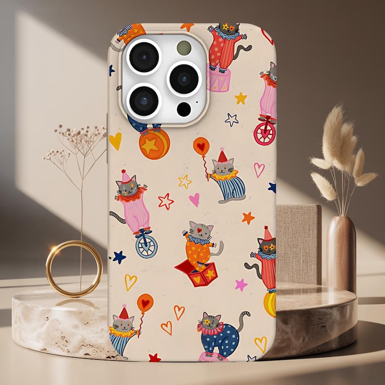 Casing iPhone Kucing Sirkus Ba - Tech Accessories Iphone ulasan dan harga