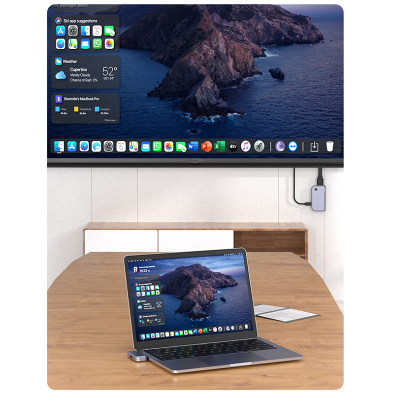 Transmitter Nirkabel Tipe C 50 - Usb C To Hdmi ulasan dan harga