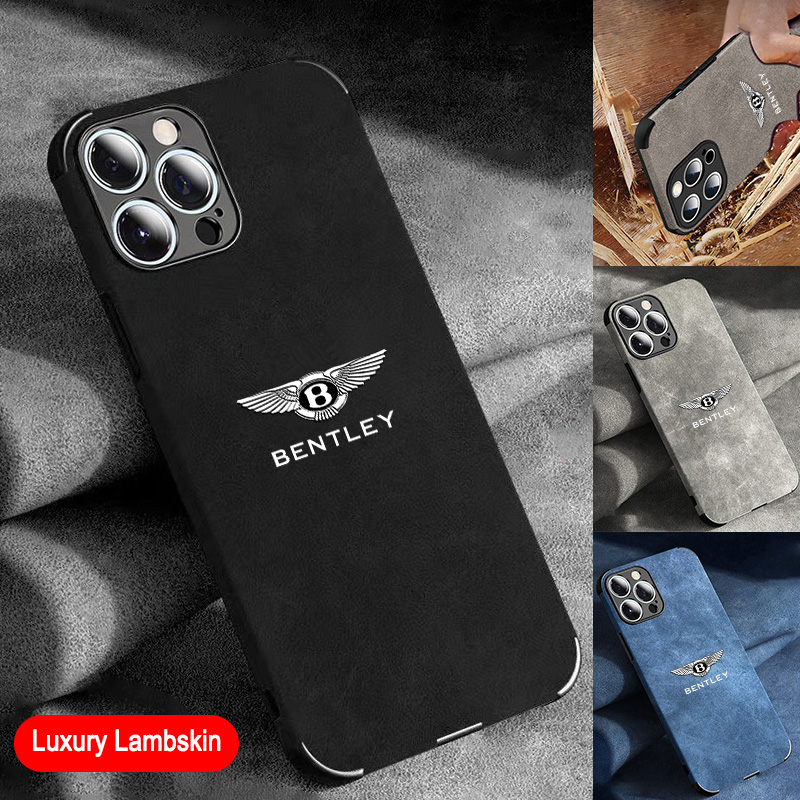 Casing HP Suede LOGO B-Bentley - Tech Accessories Apple ulasan dan harga