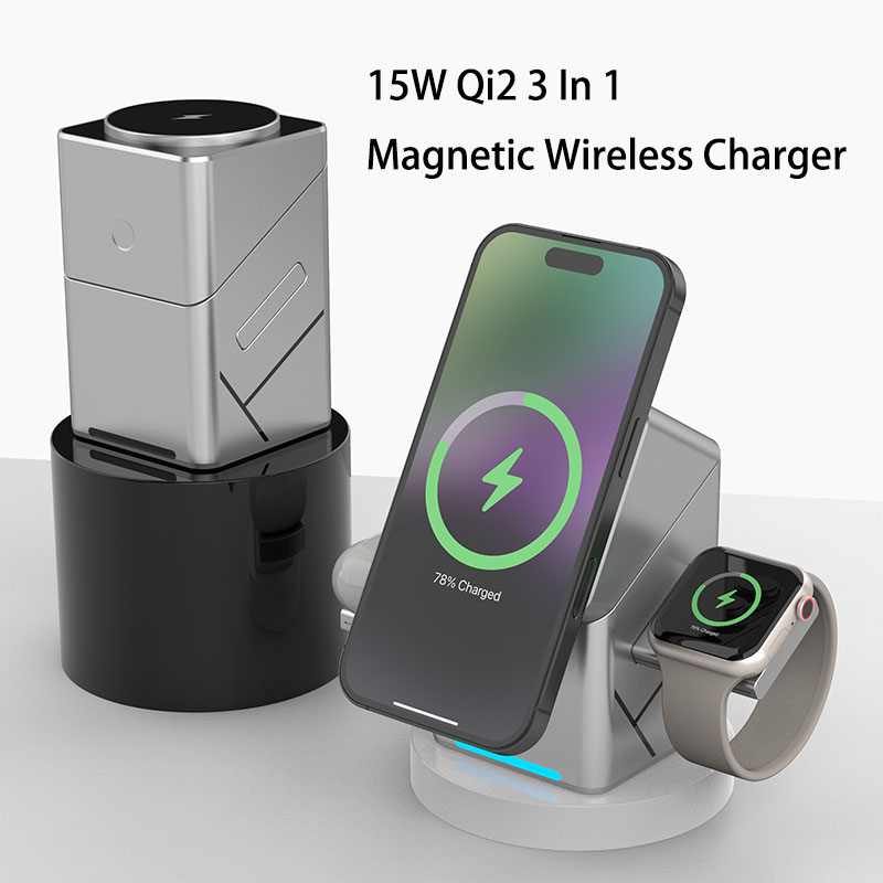Pengisi Daya Nirkabel 3 in 1 M - Wireless Charger 3 In 1 ulasan dan harga