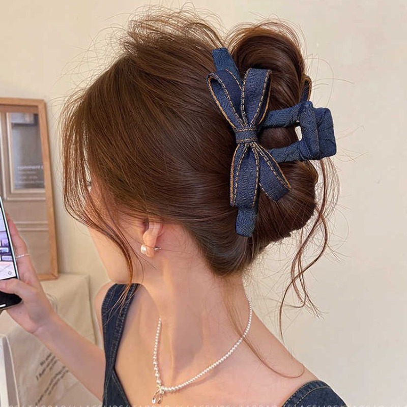 Jepit Rambut Denim Musim Gugur - Hi Tech Accessories ulasan dan harga