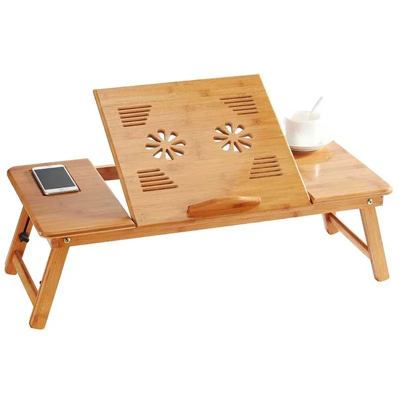 Meja/Dudukan Laptop Bambu yang - Laptop Stand Bamboo ulasan dan harga