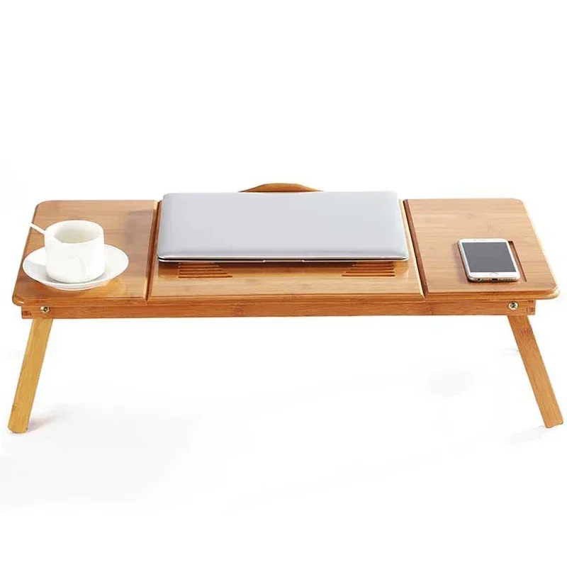Meja/Dudukan Laptop Bambu yang - Laptop Stand Bamboo ulasan dan harga